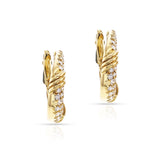 Van Cleef & Arpels Gold and Diamond Earrings, 18k