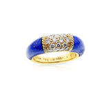 Van Cleef & Arpels Lapis and Diamond Philippine Ring