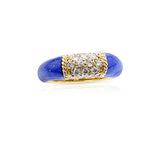 Van Cleef & Arpels Lapis and Diamond Philippine Ring