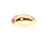 Van Cleef & Arpels Coral and Diamond Philippine Ring, 18k