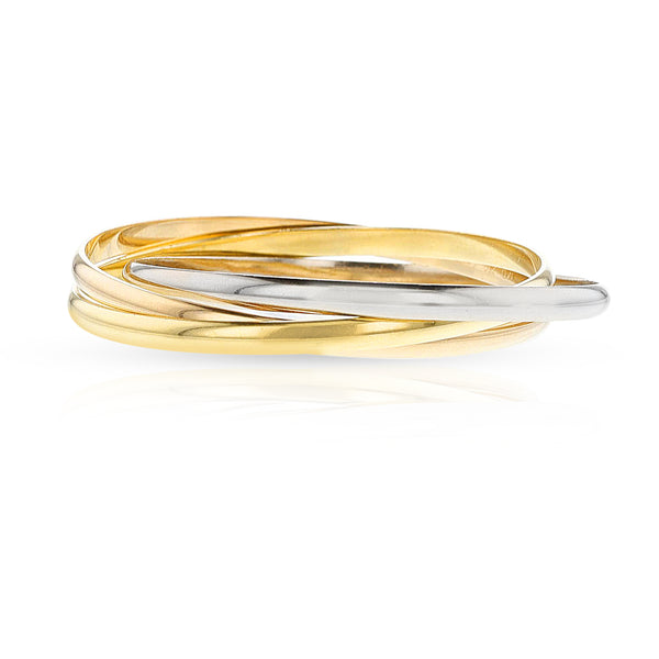 Cartier Trinity Bangle, 18k Gold