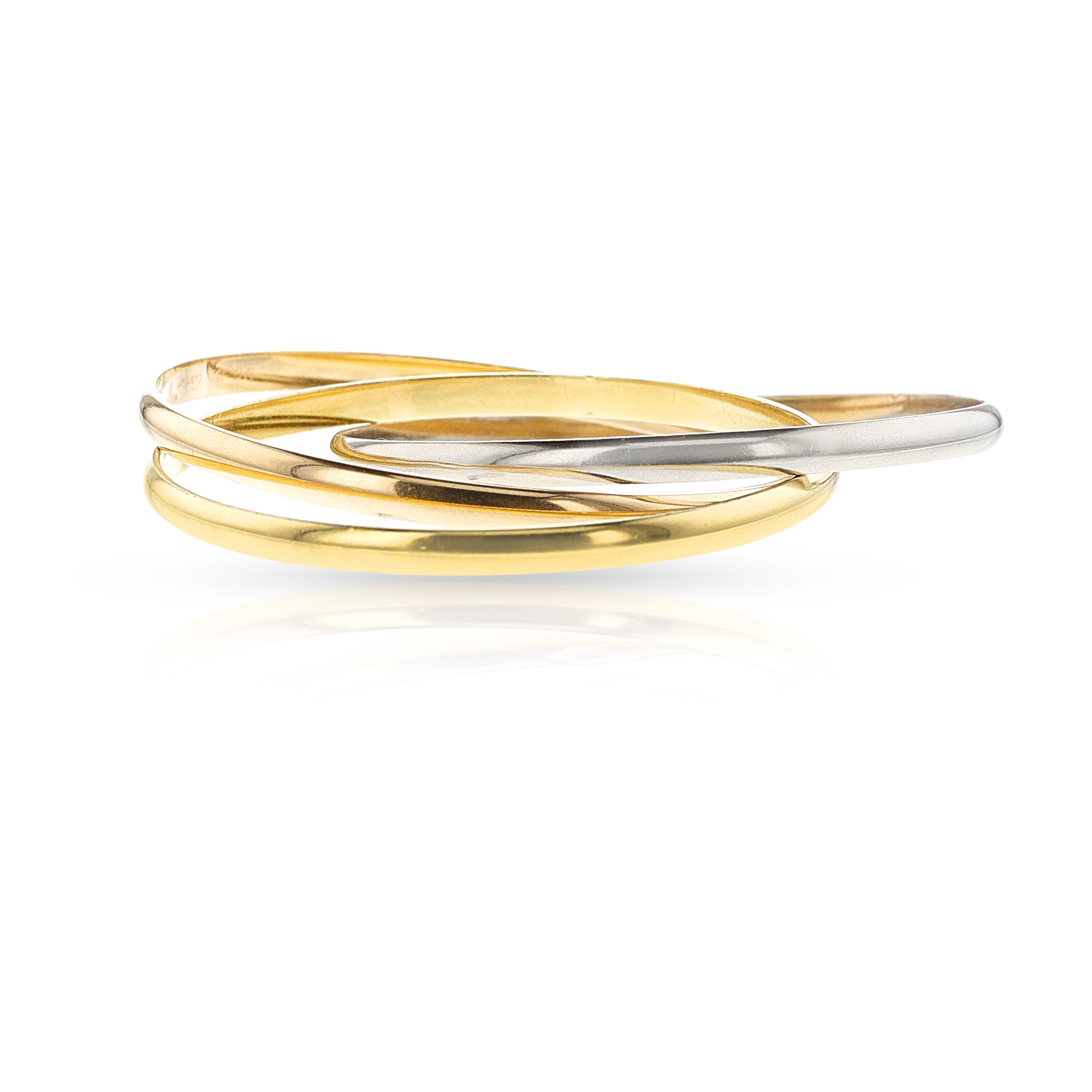 Cartier Trinity Bangle, 18k Gold – DDeco Jewels