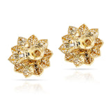 1960s Van Cleef & Arpels French Flower Diamond Petal Earrings