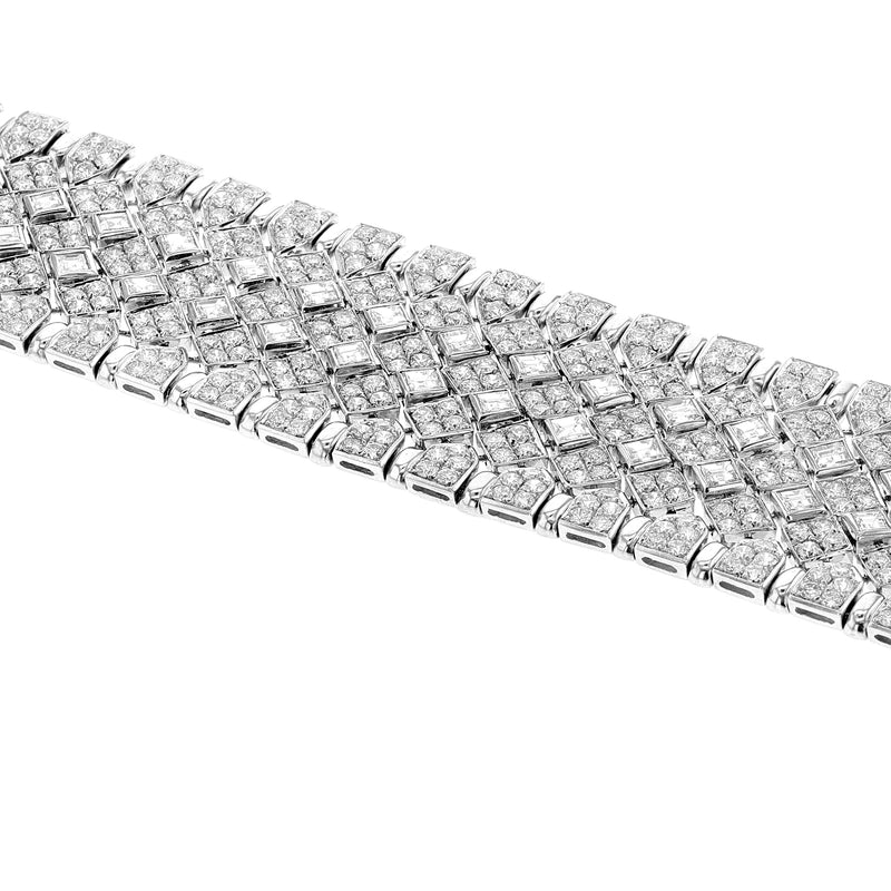 Extraordinary BVLGARI Diamond Bracelet, 18k