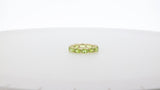 Oval-Cut Peridot Eternity Band, 18K