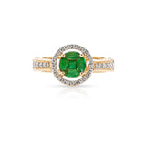 Emerald Marquise and Diamond Convertible Ring/Pendant, 18K