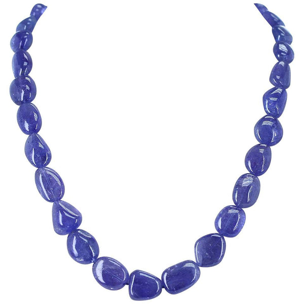 Genuine & Natural Fine Tanzanite Tumbled Beads