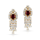 Boucheron Ruby and Diamond Day & Night Earrings, 18k