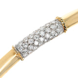 Van Cleef & Arpels Gold and Diamond Bangle, 18k