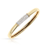 Van Cleef & Arpels Gold and Diamond Bangle, 18k