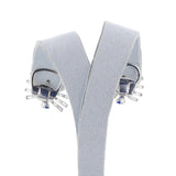 Garrard Sapphire and Diamond Earrings, 18k White