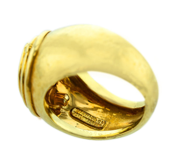Tiffany & Co. Jean Schlumberger Oval Citrine, 18K Yellow Gold Ring