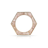 Hexagonal-Cut Malachite Convertible Ring and Pendant, 18k