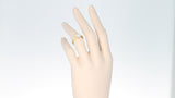 Van Cleef & Arpels 1.25 Carat Diamond Yellow Gold One Row Fleurette Ring