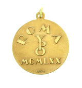 Black and 18K Yellow Gold Roma Pendant
