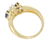 Chaumet, Paris Sapphire and Diamond Ring, 18 Karat Yellow Gold