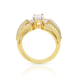 Van Cleef & Arpels GIA Certified Oval 1.01 ct. F VVS1 Diamond Engagement Ring, 18K