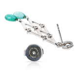 Tiffany & Co. Paloma Picasso Diamond and Emerald Chandelier Earrings, 18K