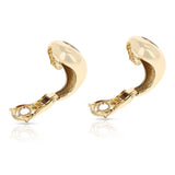 Mauboussin 2.18 ct. Citrine and 0.42 ct. Diamond Earrings, 18K Gold