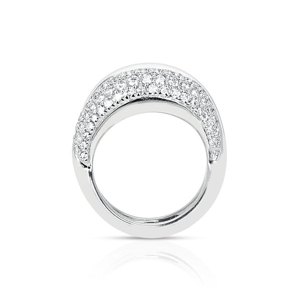 Crossover Mauboussin Diamond Ring, 18K White