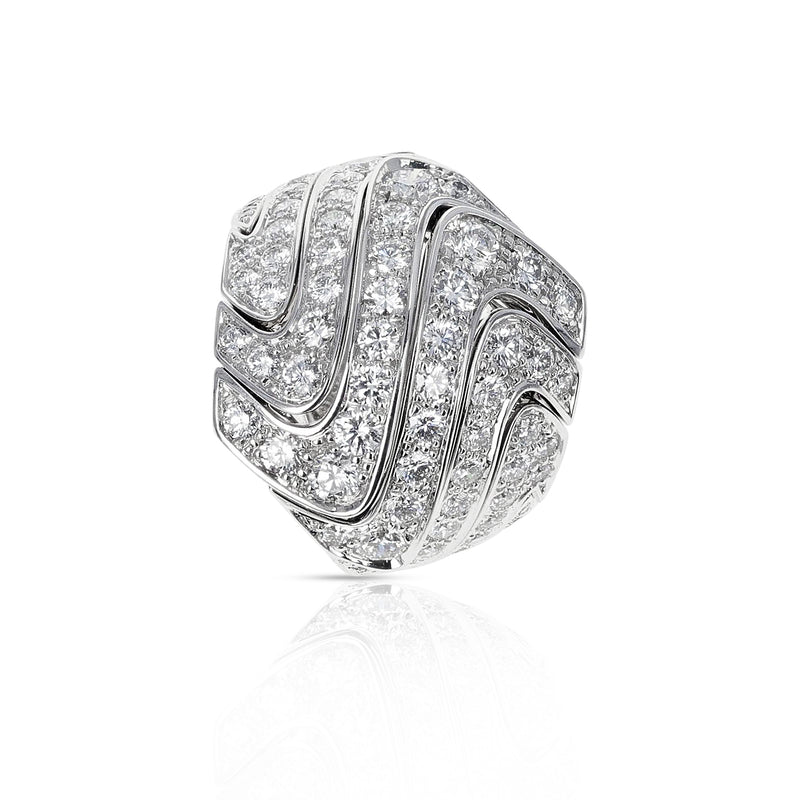 Cartier 4 ct. Round Diamond Cocktail Ring, 18K Gold