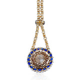 Gubelin Sapphire and Diamond Watch Pendant