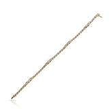 Van Cleef & Arpels 1.83 ct. Rounds and 1.20 ct. Marquise Diamonds 18k Bracelet
