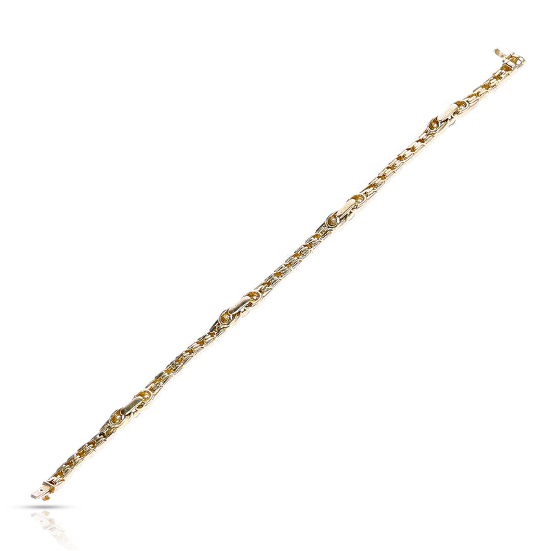 Van Cleef & Arpels 1.83 ct. Rounds and 1.20 ct. Marquise Diamonds 18k Bracelet