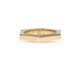 Hexagonal-Cut Tiger's Eye Convertible Ring and Pendant, 18k