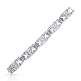 Cartier Paris Art Deco Diamond Bracelet, French Marks, Platinum