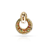 Van Cleef & Arpels Emerald, Ruby, Sapphire and Diamond Pendant