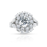 Van Cleef & Arpels GIA Certified 1.86 ct. Center Diamond Ring, Platinum