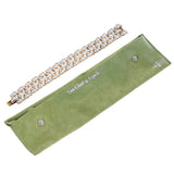 French Van Cleef & Arpels Diamond Bracelet, Platinum and 18K
