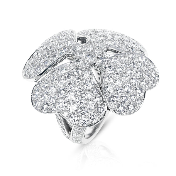 Cartier Anniversary Edition Clover Diamond Ring, Part of Set