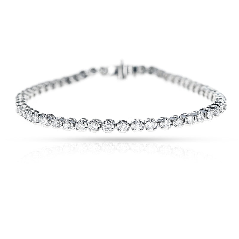 Round Diamond 2 ctw. Tennis Bracelet, Platinum