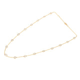 Mixed Cut Diamond Slices Necklace, 18k