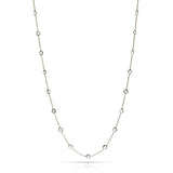 Round Diamond Rose-Cut Necklace, 18k