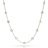 Round Diamond Rose-Cut Necklace, 18k