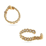 Van Cleef & Arpels Diamond and Gold Hoop Earrings