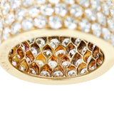Van Cleef & Arpels Four Row Diamond Band, 18k Yellow Gold