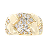 Van Cleef & Arpels Diamond and Gold Design Ring, 18K