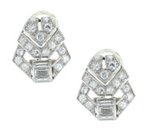 Art Deco Diamond Earrings
