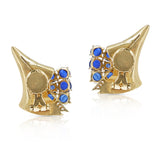 Mauboussin Reflection Collection Sapphire Cabochon and Diamond Earrings