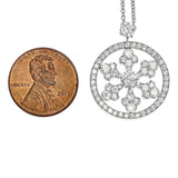 Graff 1.74 ct. Diamond Snowflake 1" Pendant Necklace, 18K White Gold