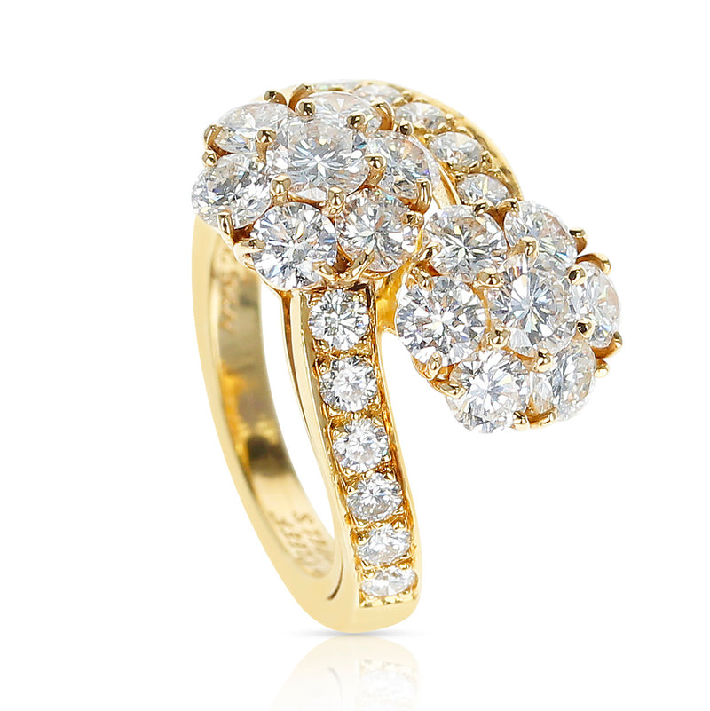Van Cleef & Arpels 2.50 ct. Diamonds Double Fleurette Ring