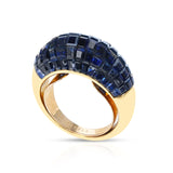 Van Cleef & Arpels Mystery-Set Sapphire Ring with French Marks