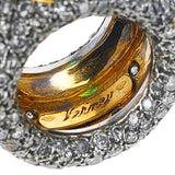 French Verney Emerald and Diamond Cocktail Ring