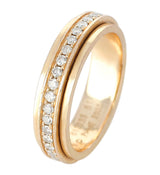 Piaget Anniversary Band with Diamonds, 18 Karat Yellow Gold