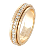 Piaget Anniversary Band with Diamonds, 18 Karat Yellow Gold