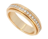 Piaget Anniversary Band with Diamonds, 18 Karat Yellow Gold